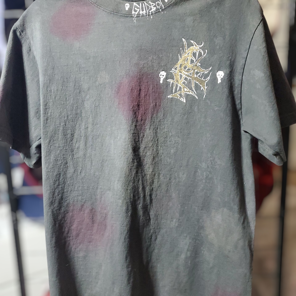 Edgy Black and Purple Graphic Tee
